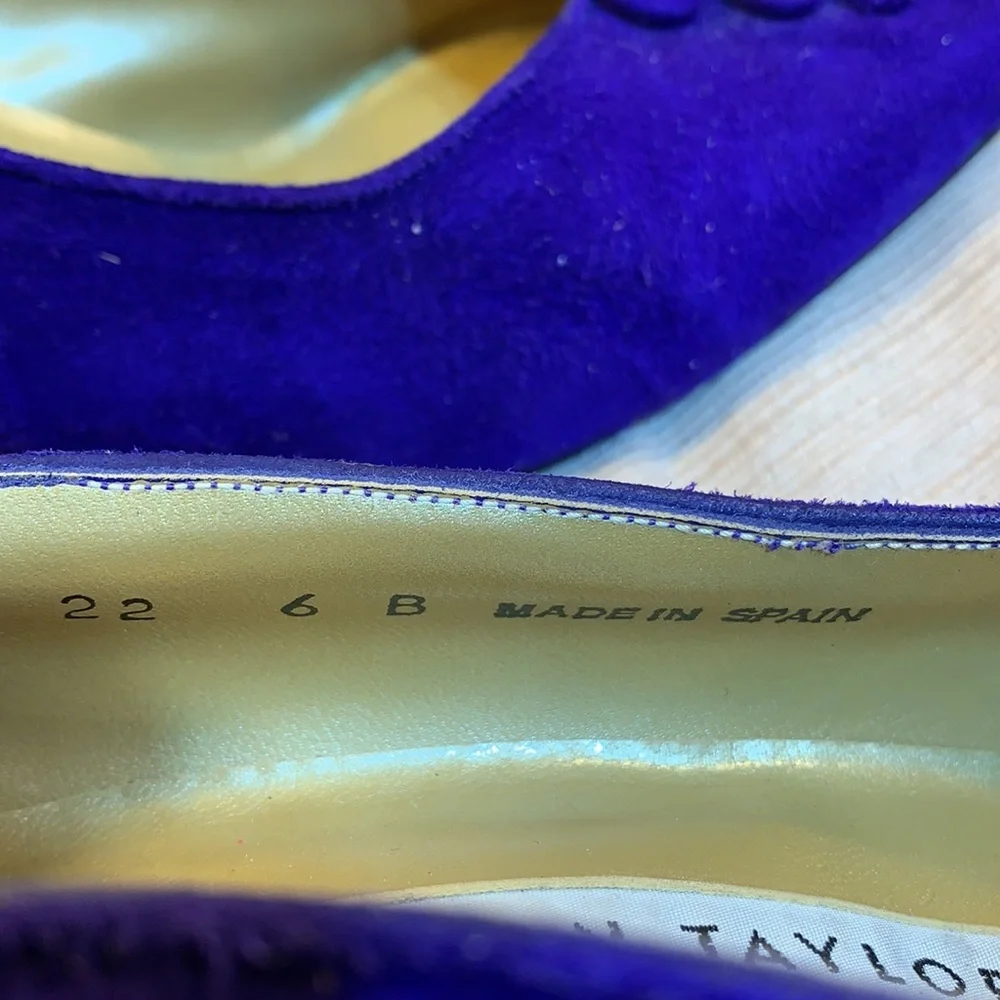 Morgan Taylor Old Hollywood leather vintage pumps
